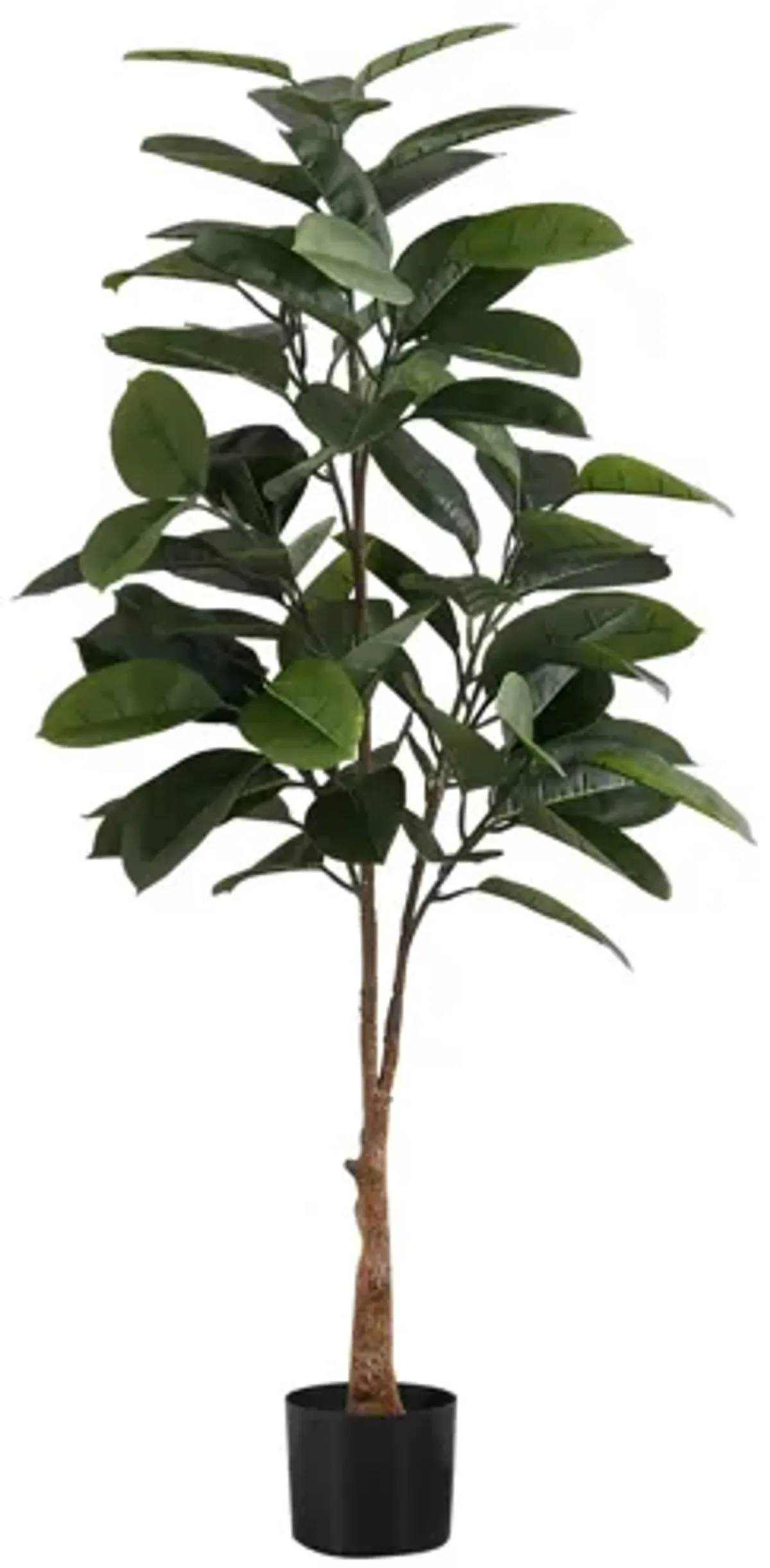 Faux 52" Rubber Tree in Pot