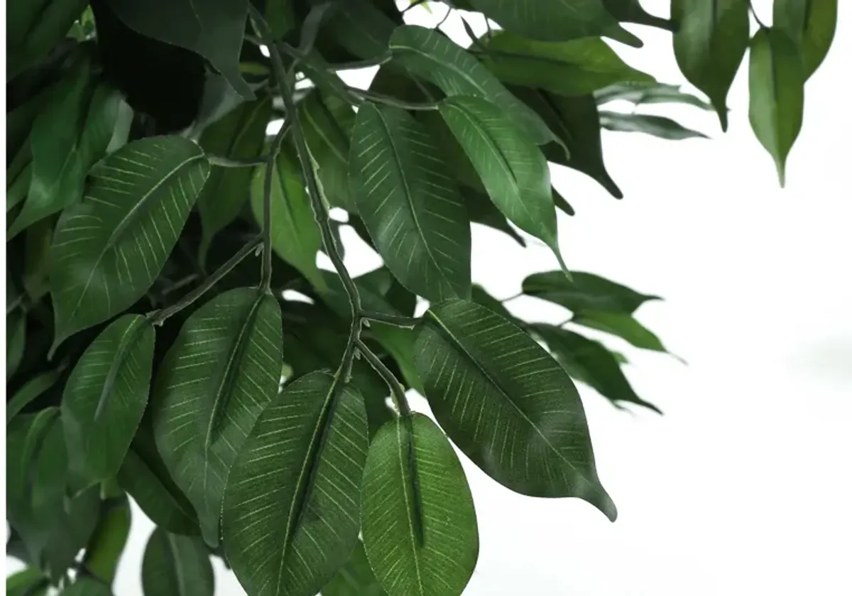 Faux 58" Ficus Tree in Pot