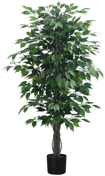 Faux 58" Ficus Tree in Pot