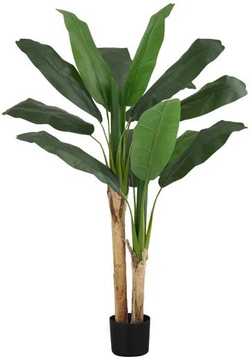 Faux 55" Banana Tree in Pot