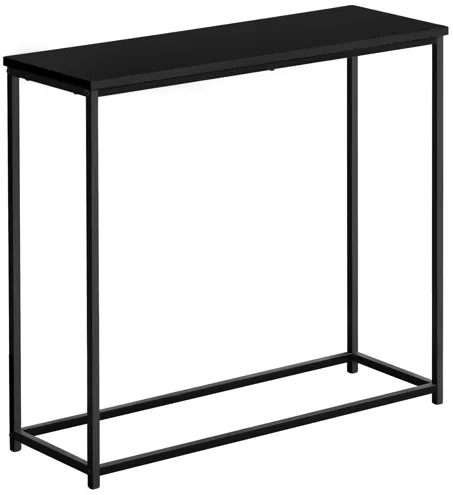 Black Metal Console Table