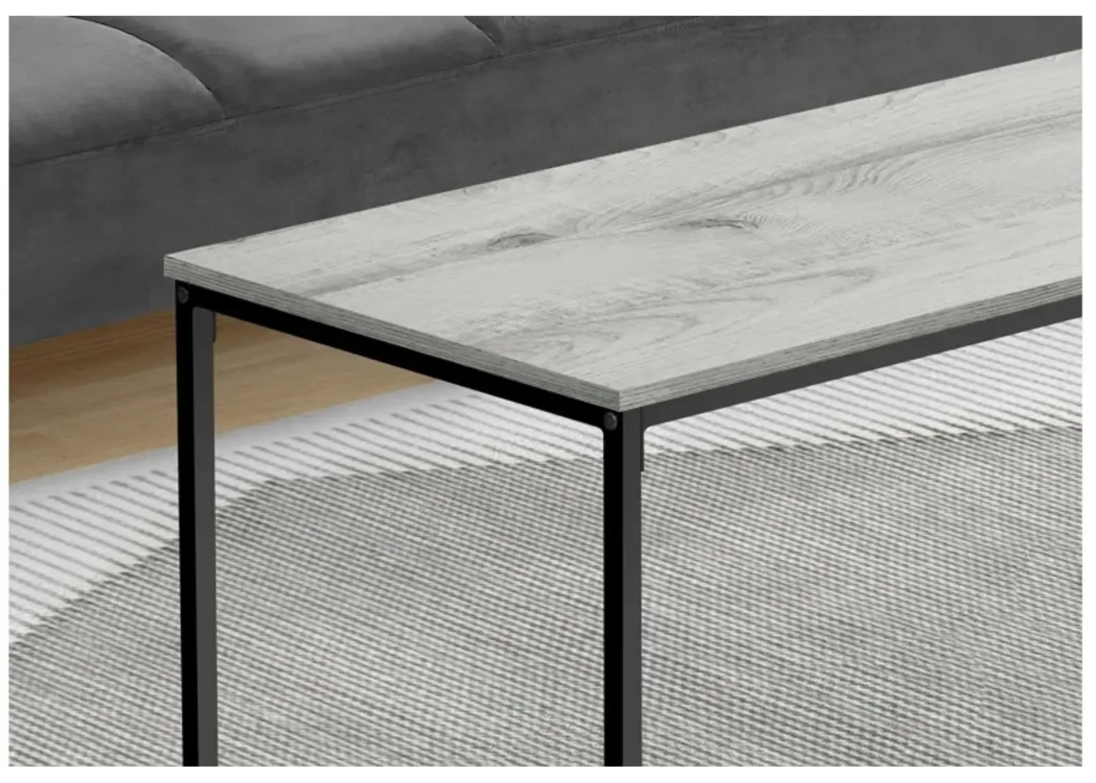 Grey Rectangular Coffee Table