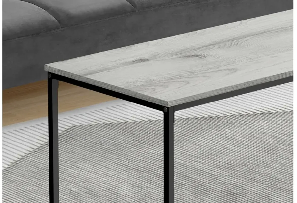 Grey Rectangular Coffee Table