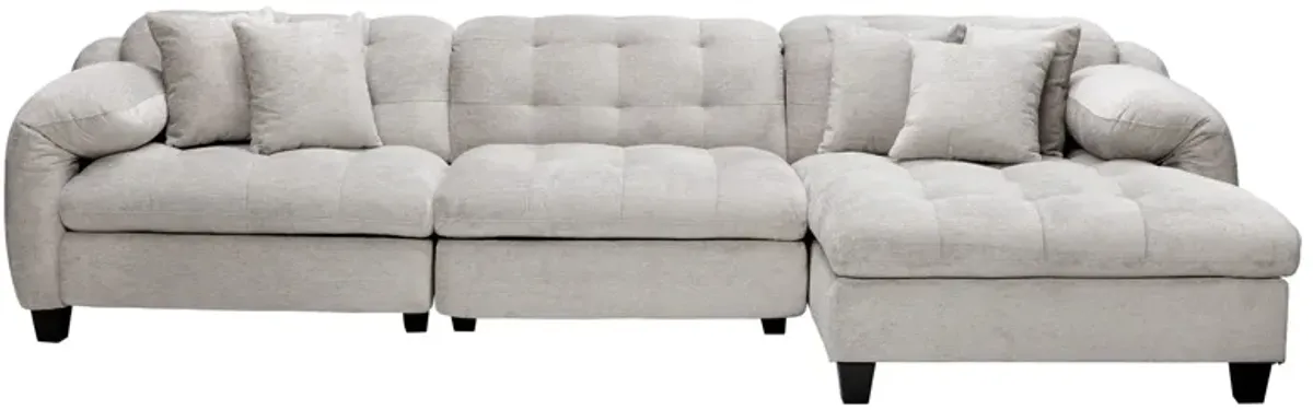 Callum 3-Piece Sectional with Right Arm Facing Chaise