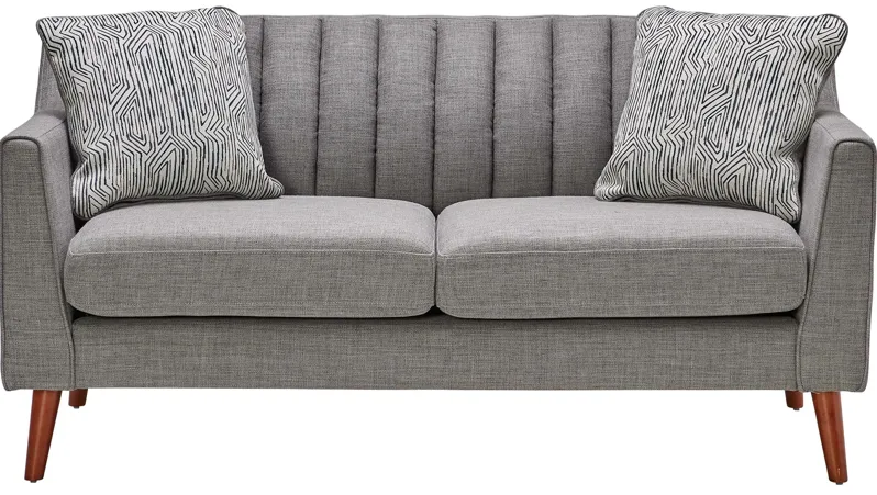 Jocelyn Steel Loveseat