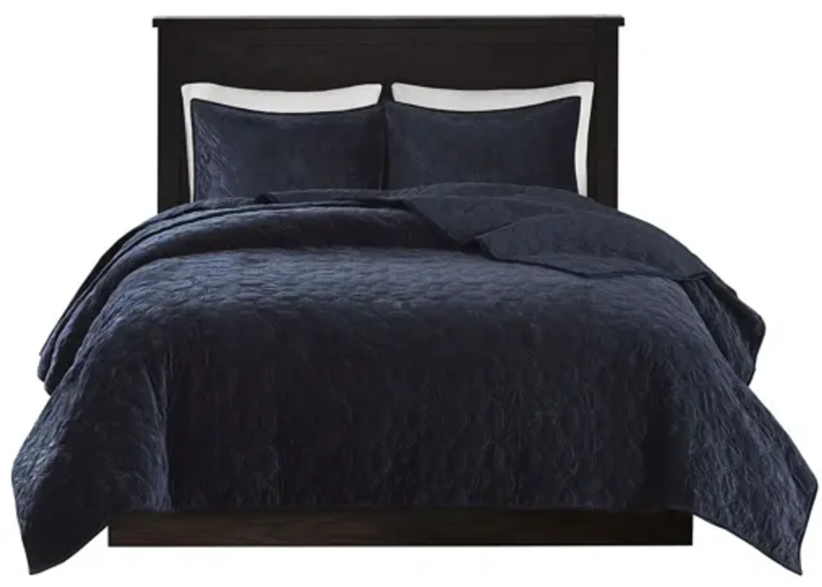 Harper 3 Piece Velvet Quilt Set