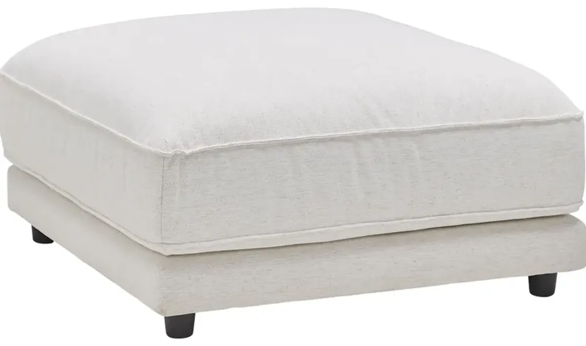 Nathan Ottoman with Crypton Home Fabric