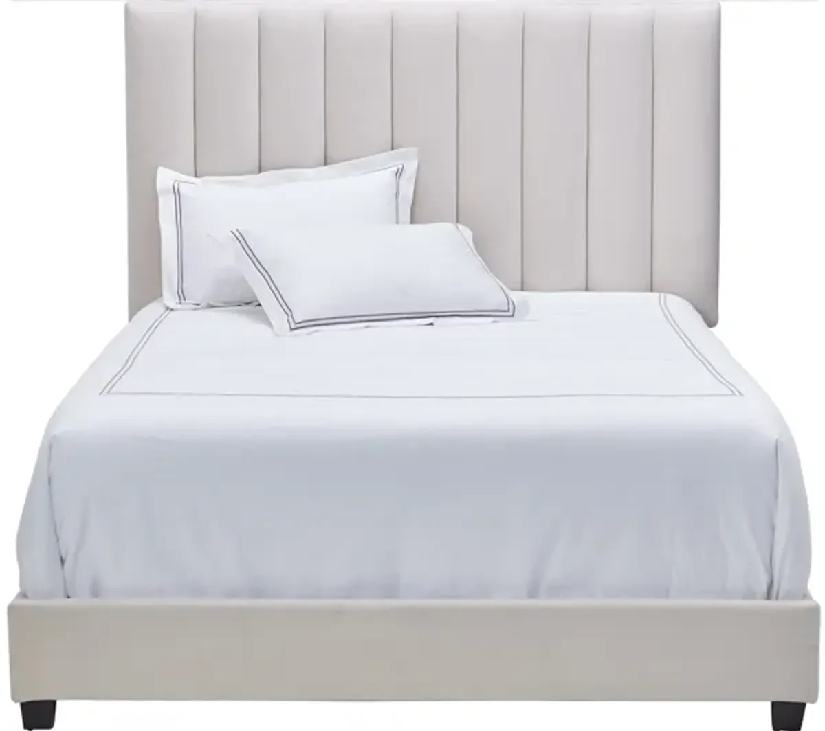 Brynn Ivory Upholstered King Bed