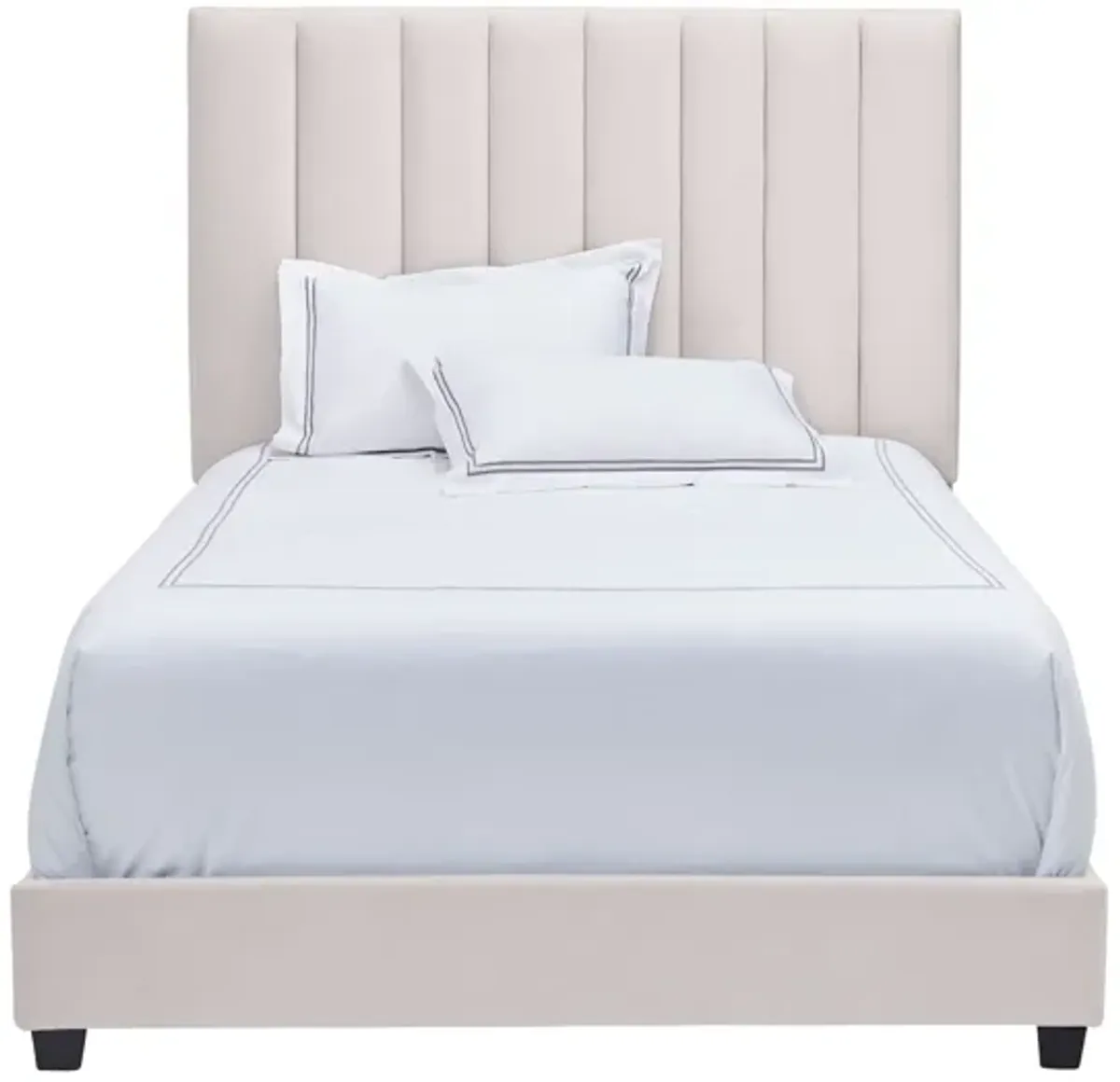 Brynn Ivory Upholstered Full Bed