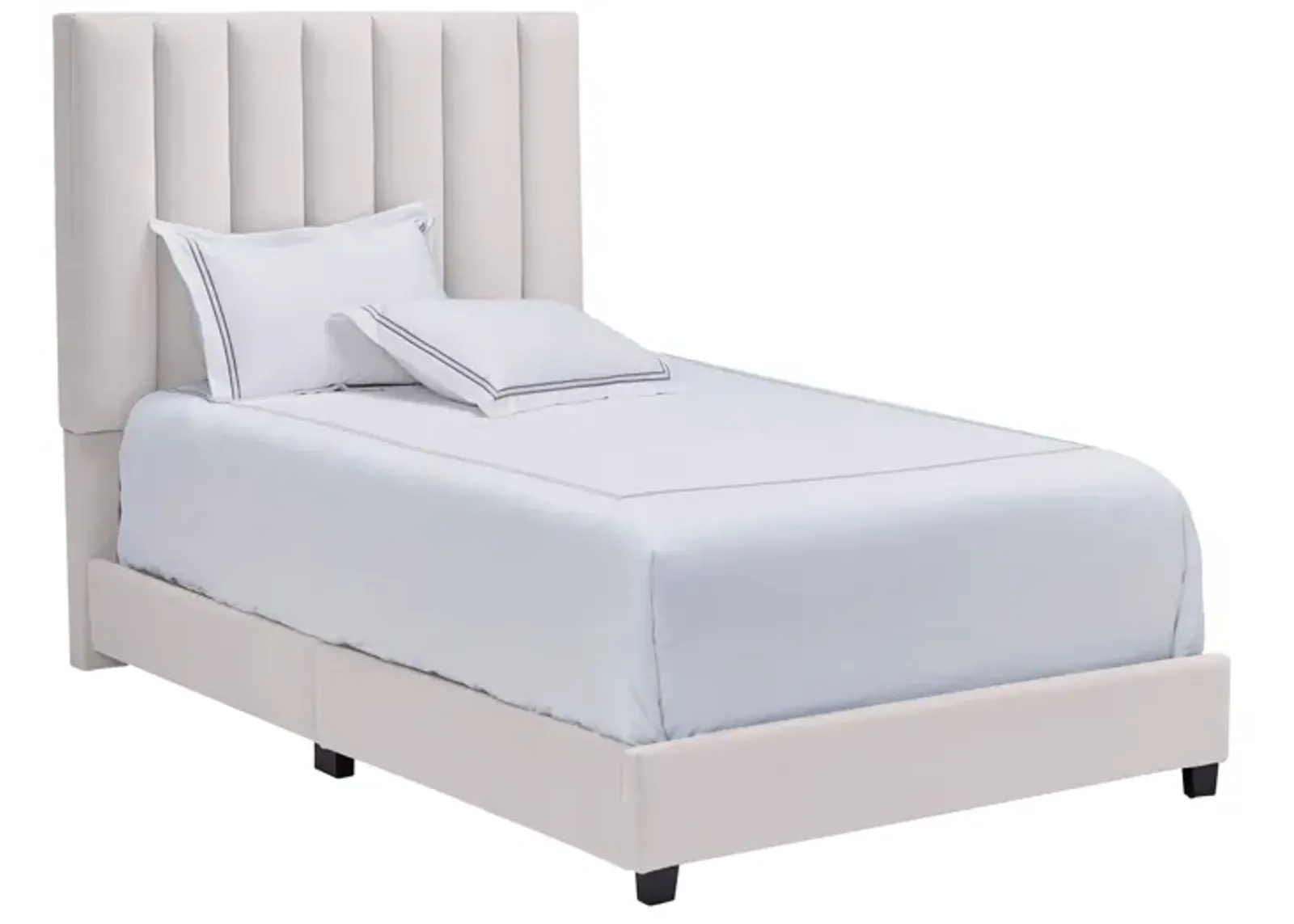 Brynn Ivory Upholstered Full Bed