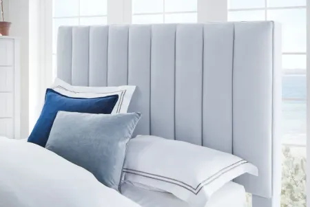 Byrnn Blue Upholstered Full Bed