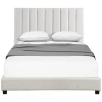 Brynn Ivory Upholstered Twin Bed