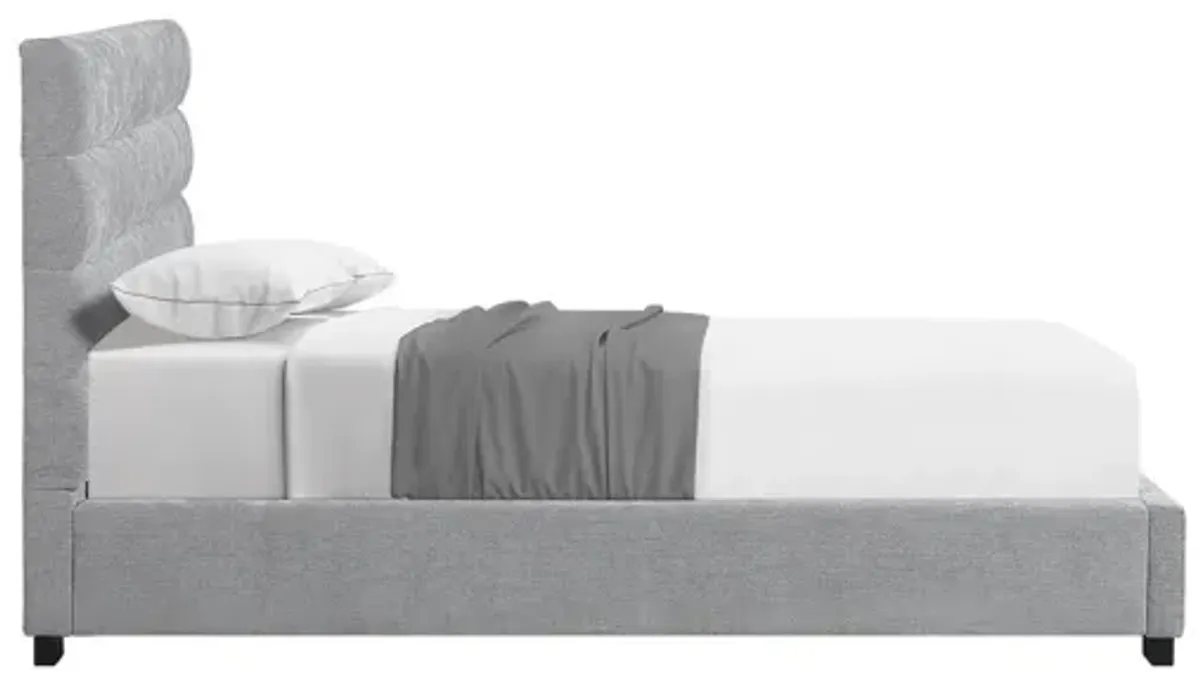 Bobbi Grey Upholstered King Bed