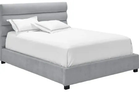 Bobbi Grey Upholstered King Bed