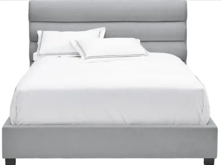 Bobbi Grey Upholstered Queen Bed