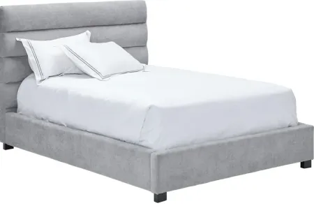 Bobbi Grey Upholstered Full Bed