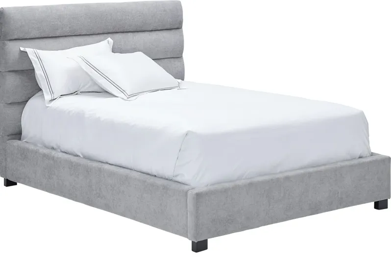 Bobbi Grey Upholstered Full Bed