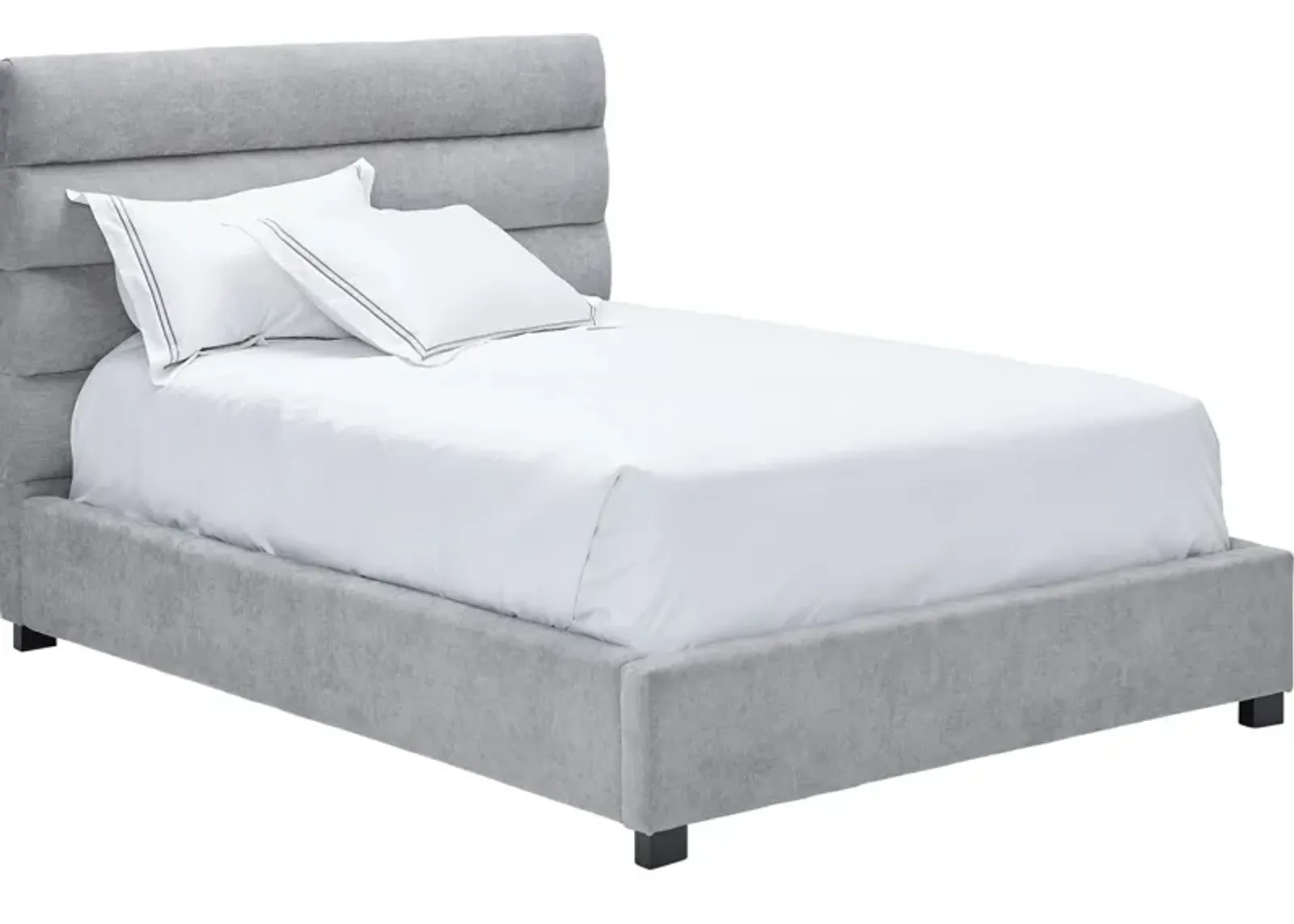 Bobbi Grey Upholstered Full Bed