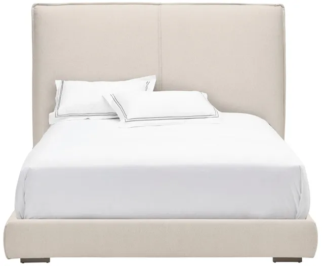 Rove Cream Upholstered King Bed by Gardner White | Furniture.com