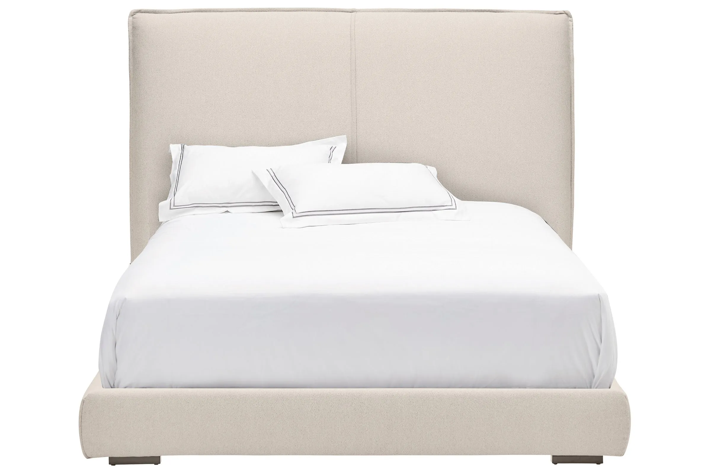 Rove Cream Upholstered Queen Bed
