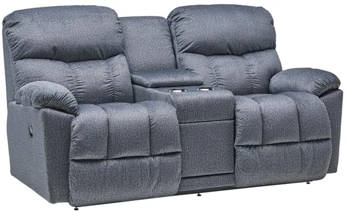 Morrison Eclipse Reclining Console Loveseat by La-Z-Boy