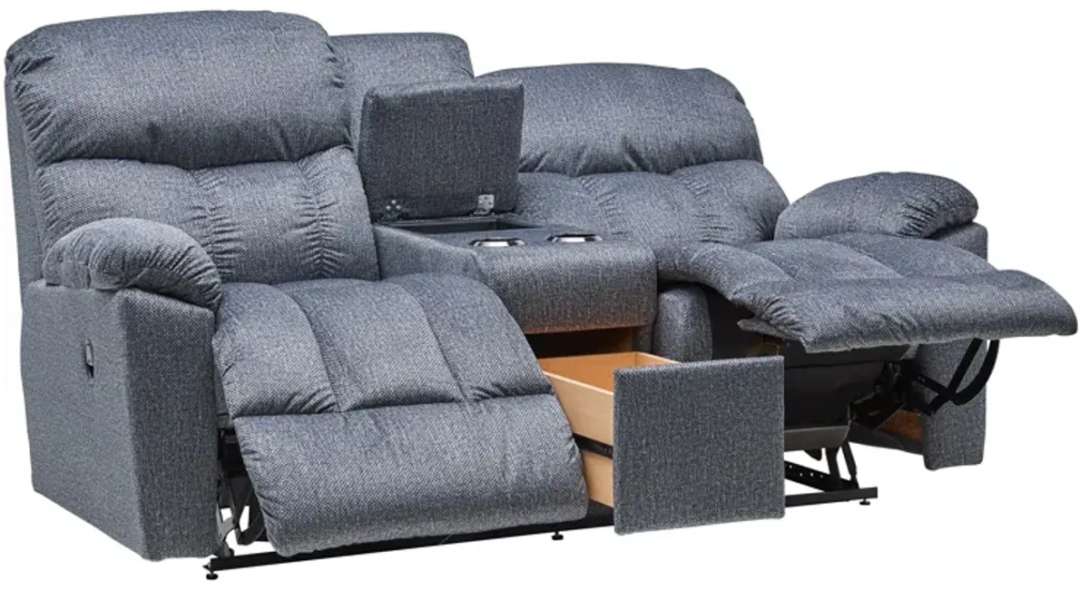 Morrison Eclipse Reclining Console Loveseat by La-Z-Boy