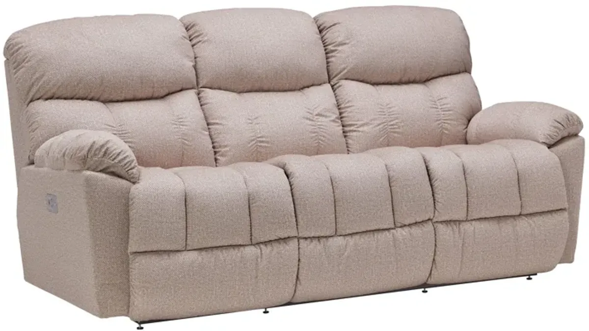 Morrison Sand Dual Power Reclining Sofa by La-Z-Boy