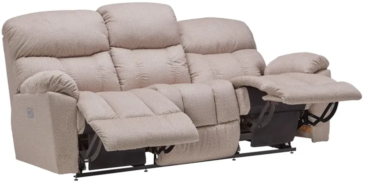 Morrison Sand Dual Power Reclining Sofa by La-Z-Boy