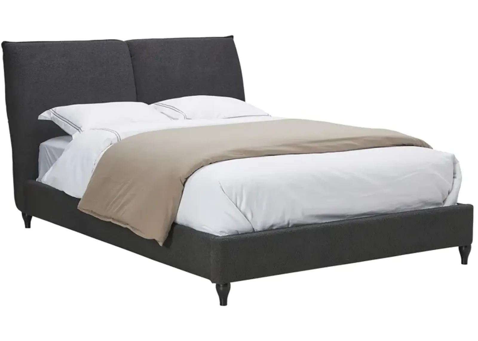 Remi Grey Queen Upholstered Bed