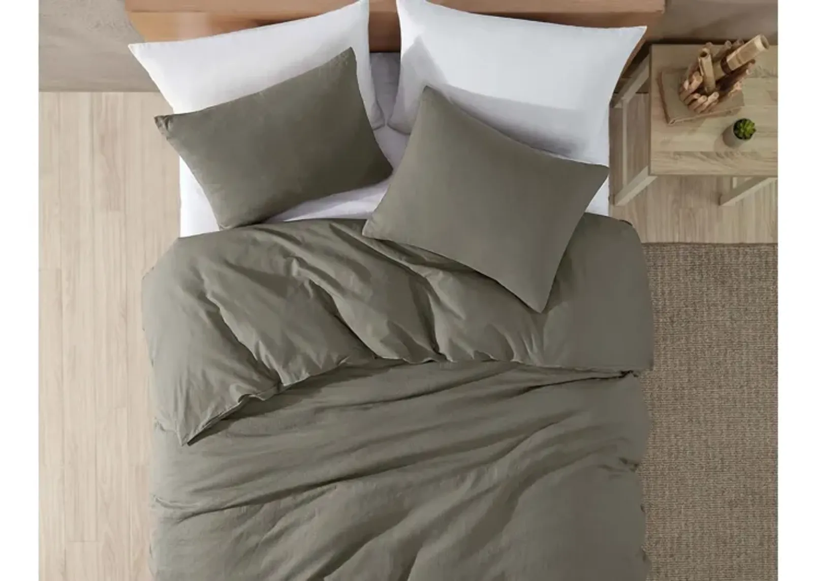 Loft Charcoal 2pc Twin Comforter Set