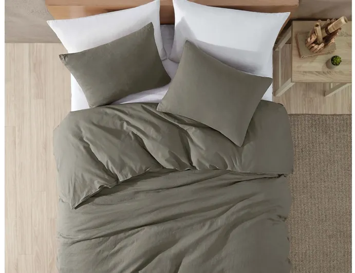 Loft Charcoal 2pc Twin Comforter Set