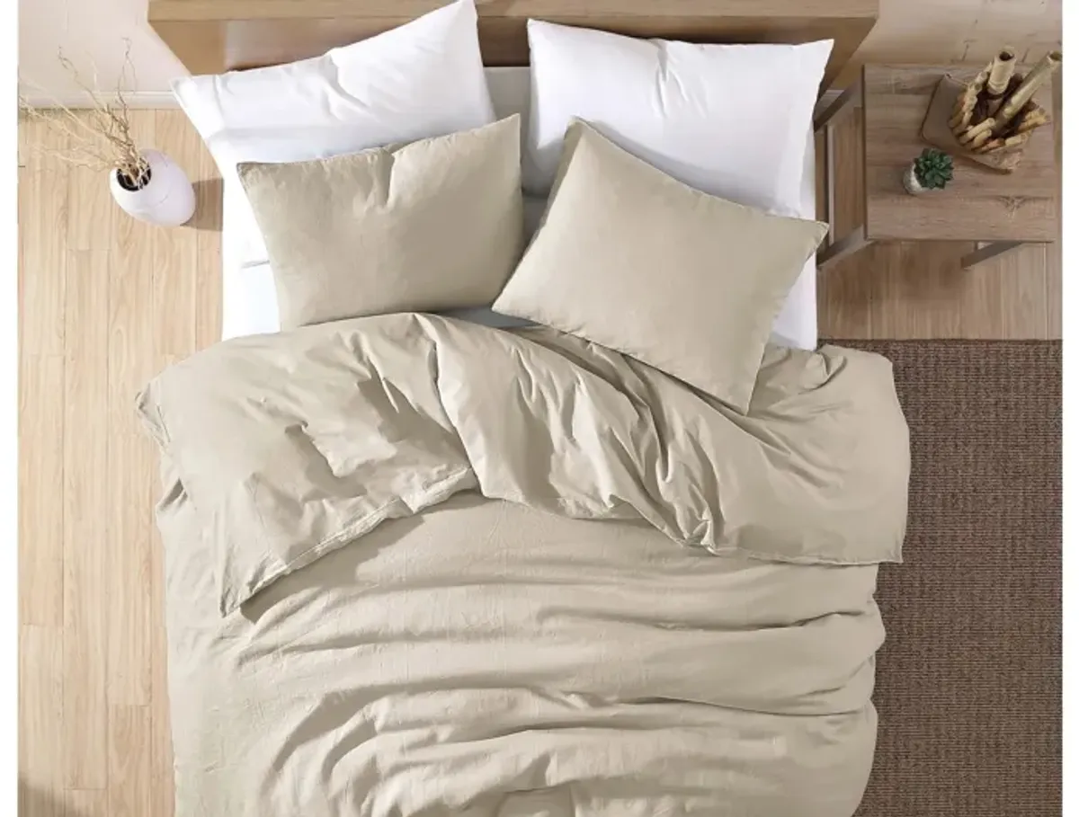 Loft Oatmeal 2pc Twin Comforter Set