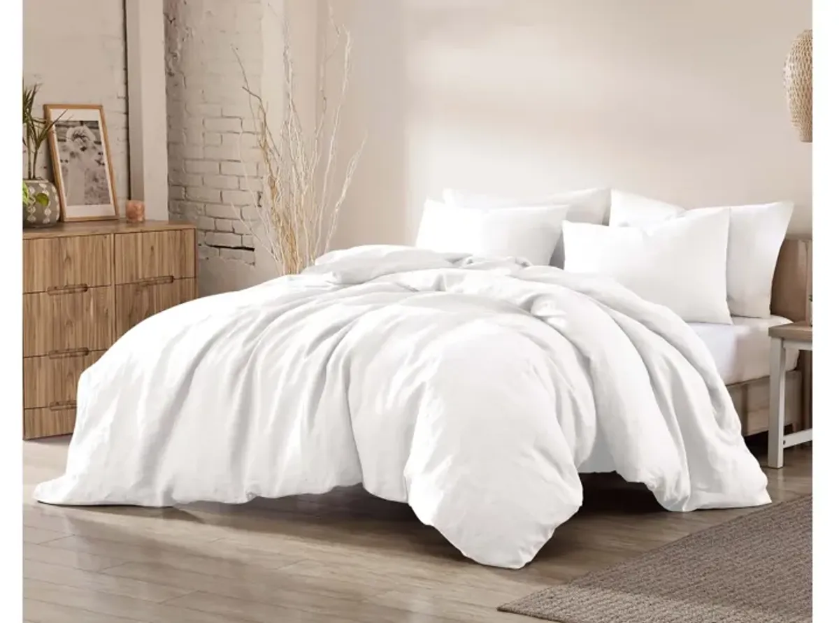 Loft White 3pc Queen Comforter Set