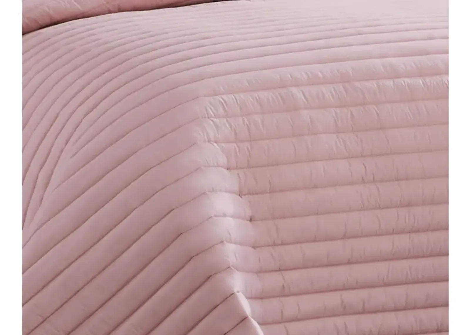 Puffer 2pc Twin Comforter Blush