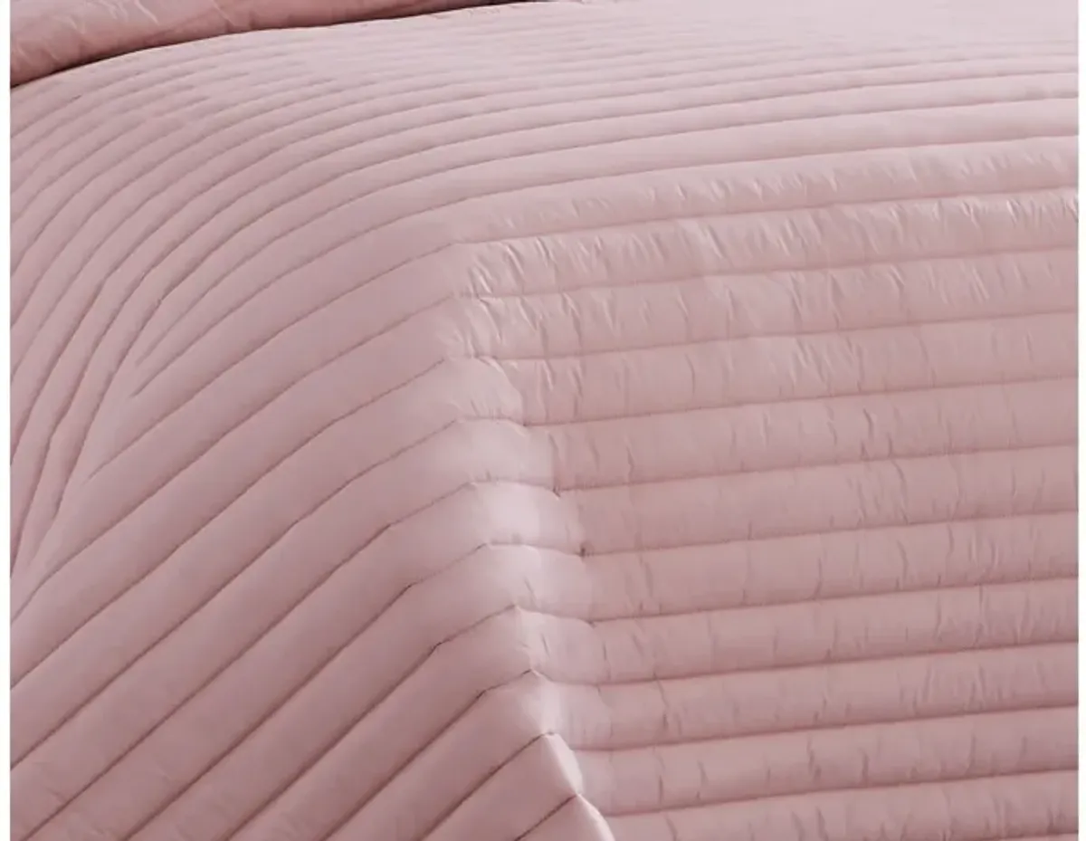 Puffer 2pc Twin Comforter Blush