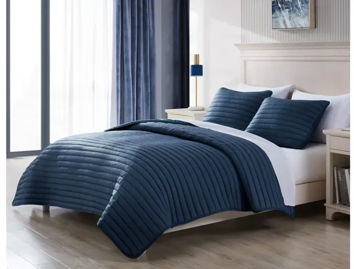 Puffer 2pc Twin Comforter Navy