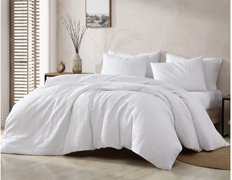 Matelassé Fan 3pc Queen Comforter Set