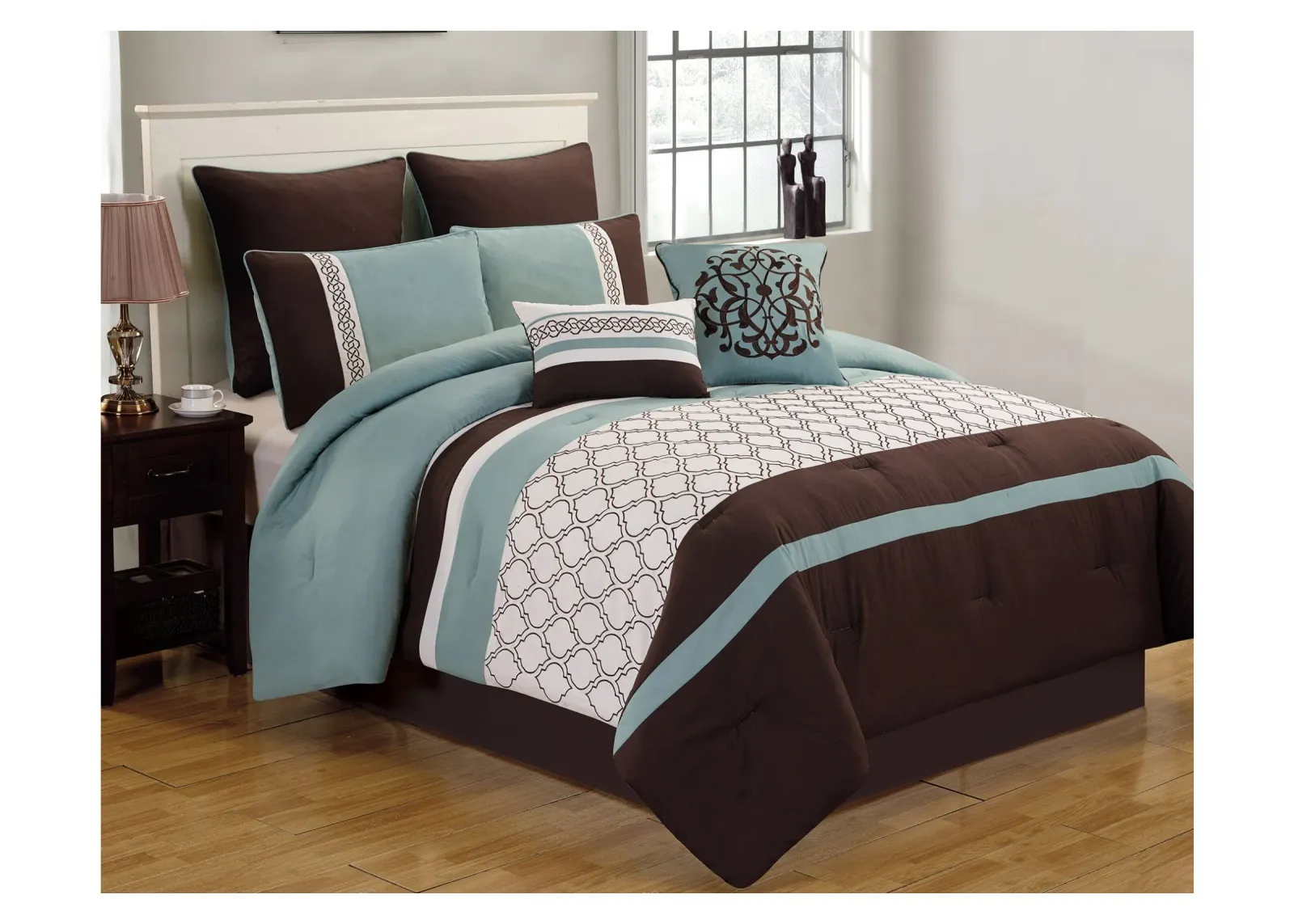 Teagan 8pc King Comforter Set