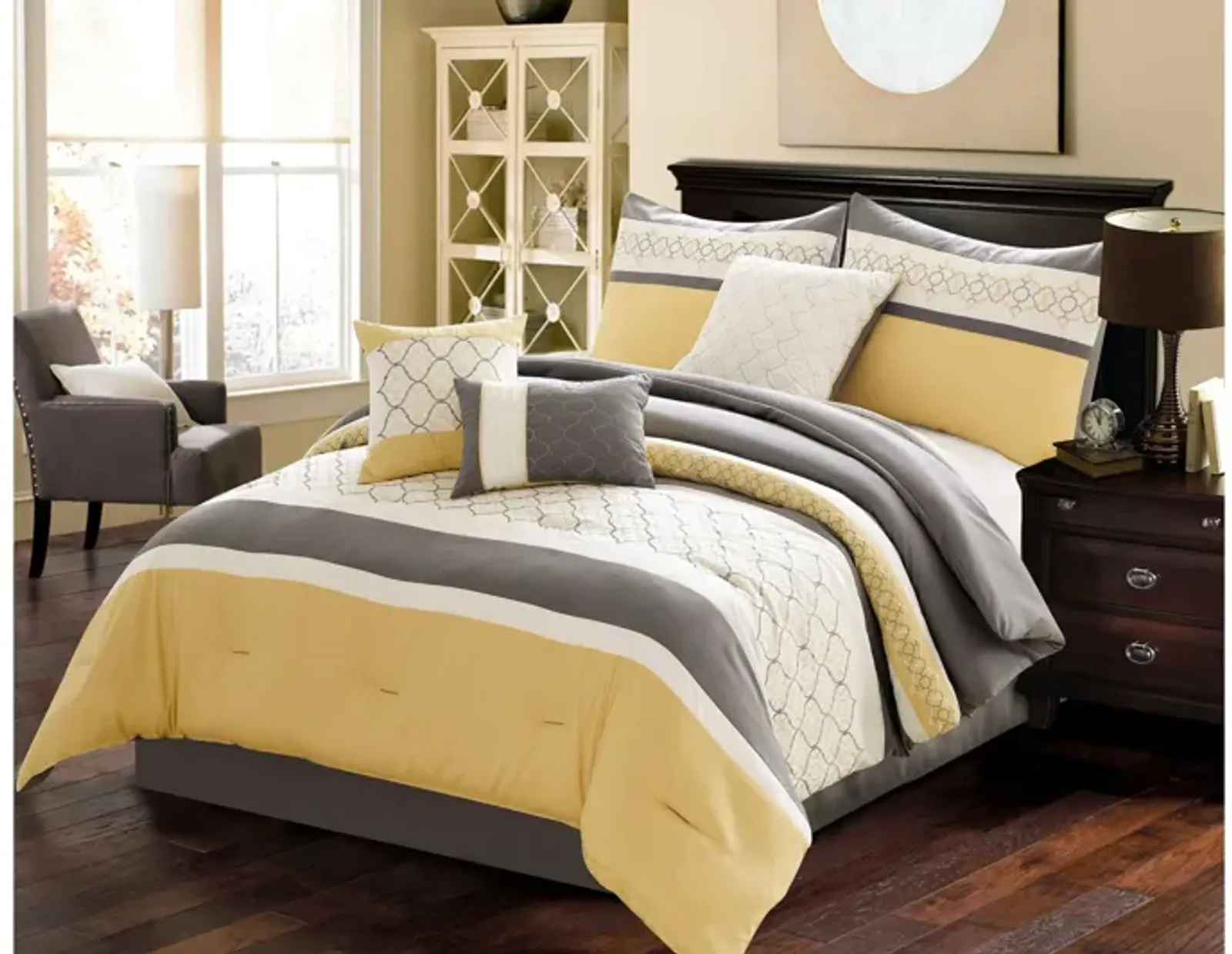 Vermont 7pc King Comforter Set