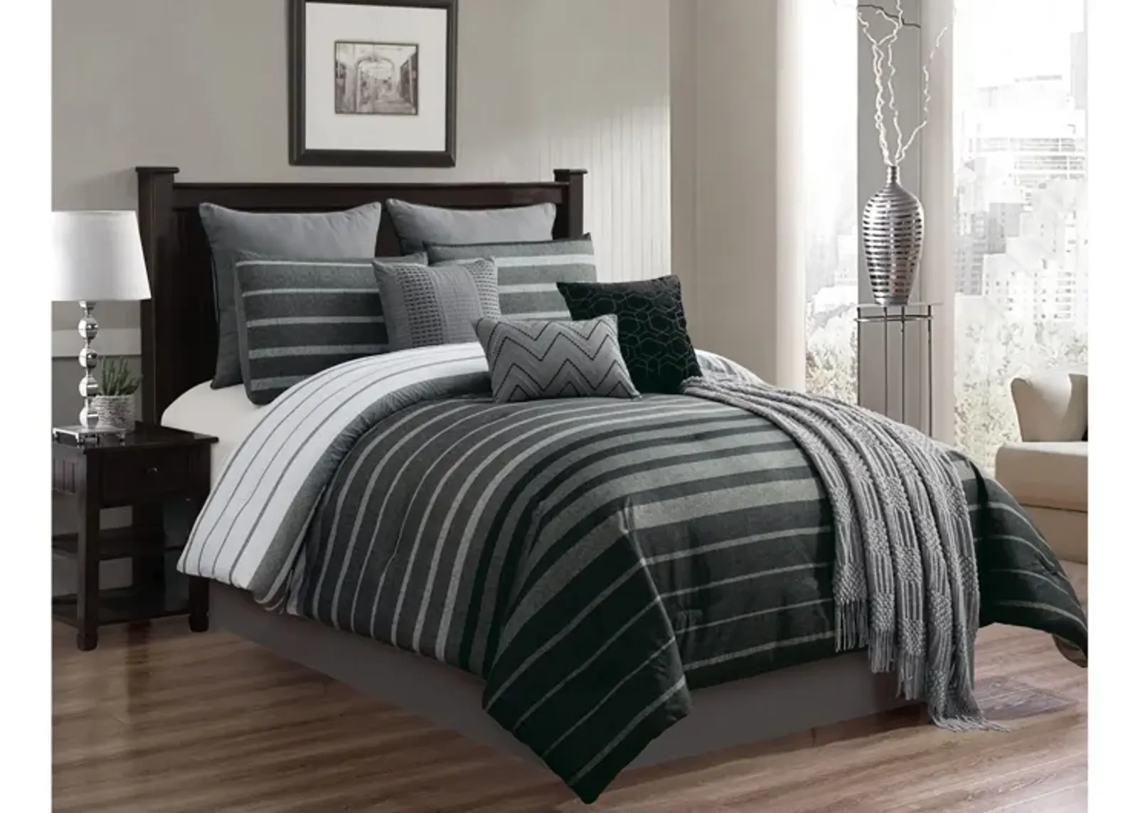 Brennan 10pc King Comforter Set