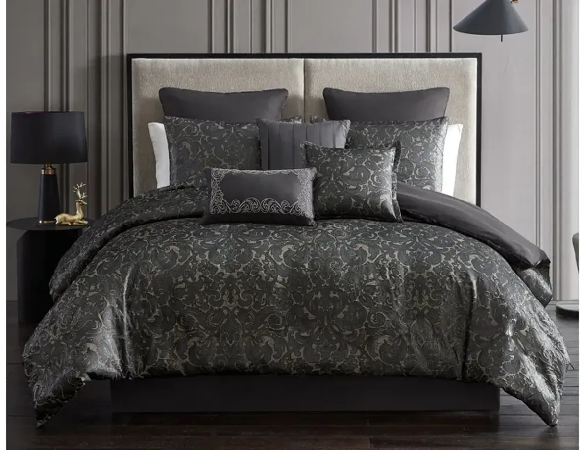 Dexton 9pc Queen Comforter Set