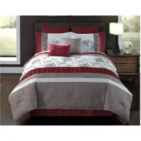 Eloise 8pc King Comforter Cover with Filler Set