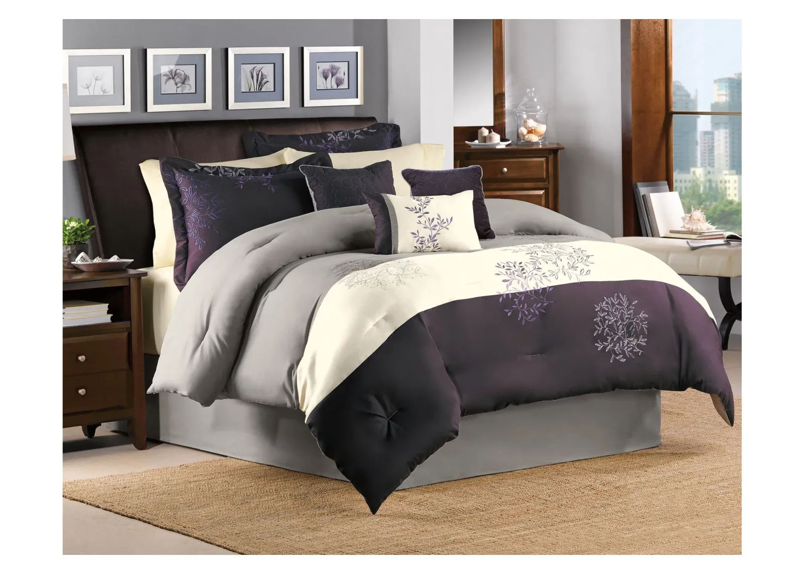 Glenberry 7pc Queen Comforter Set