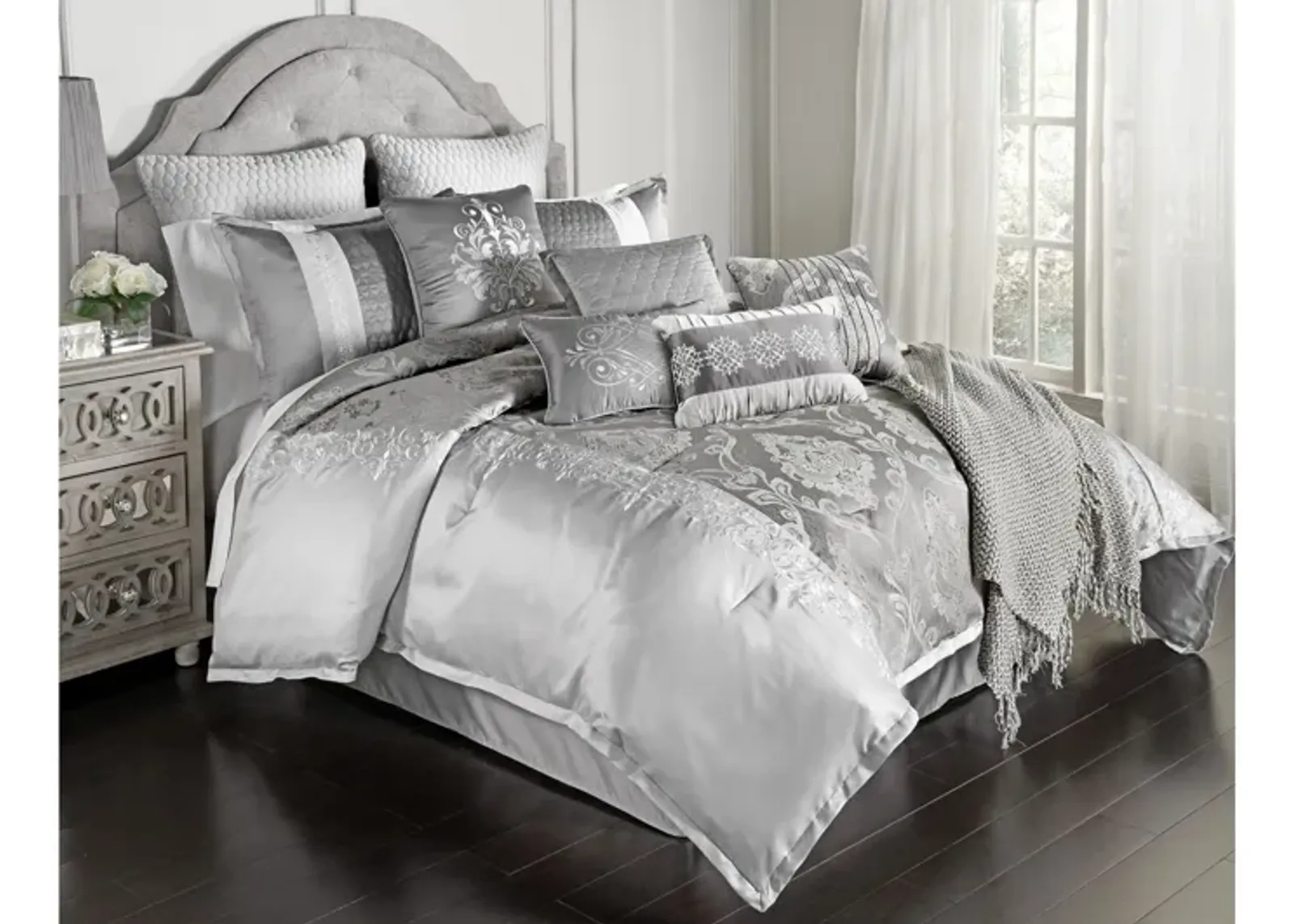 Kadin 12pc King Comforter Set