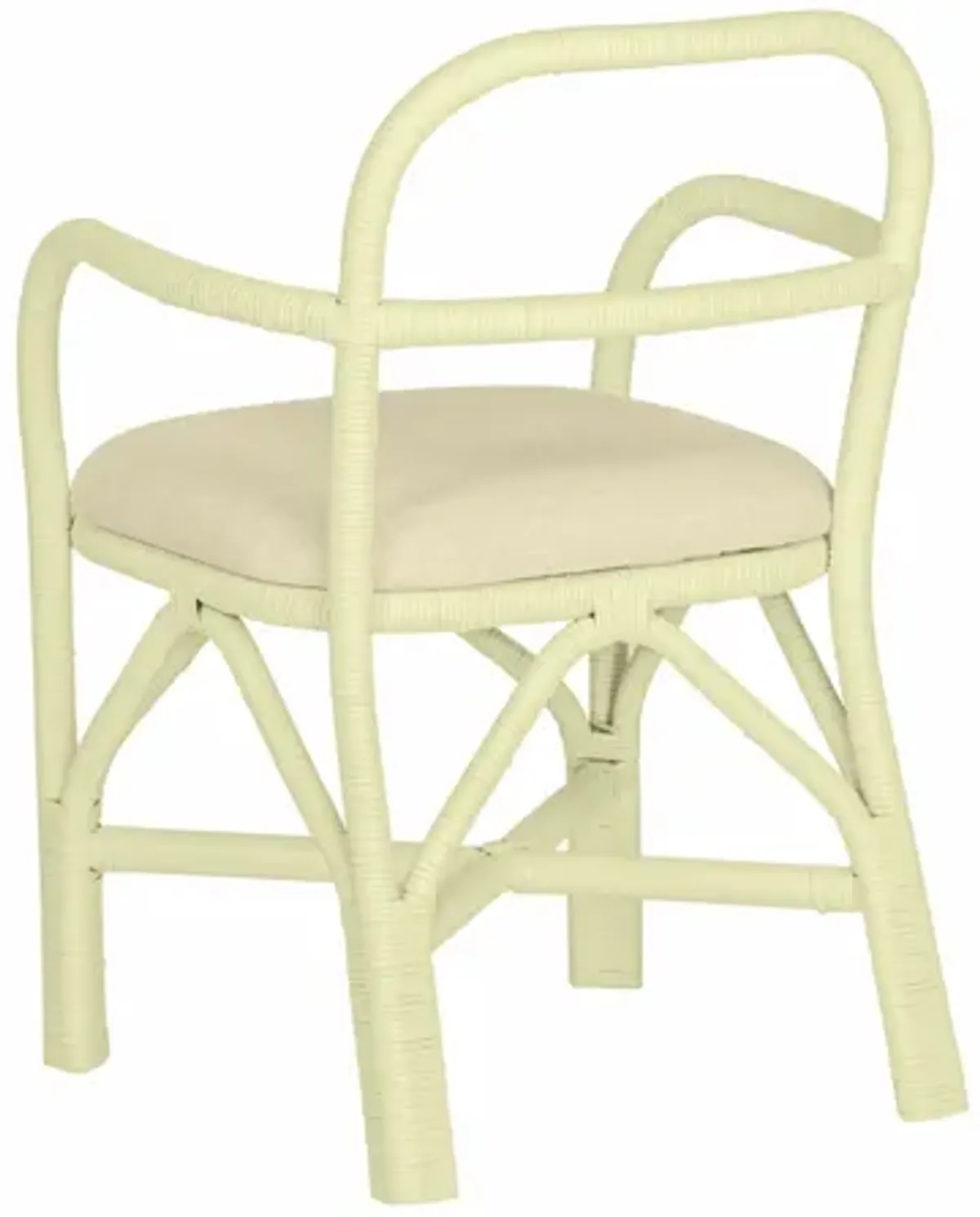 Ginny Cream Rattan Dining Chair