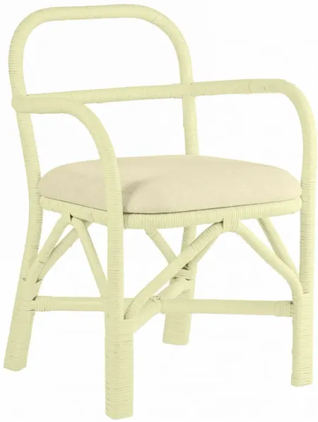 Ginny Cream Rattan Dining Chair