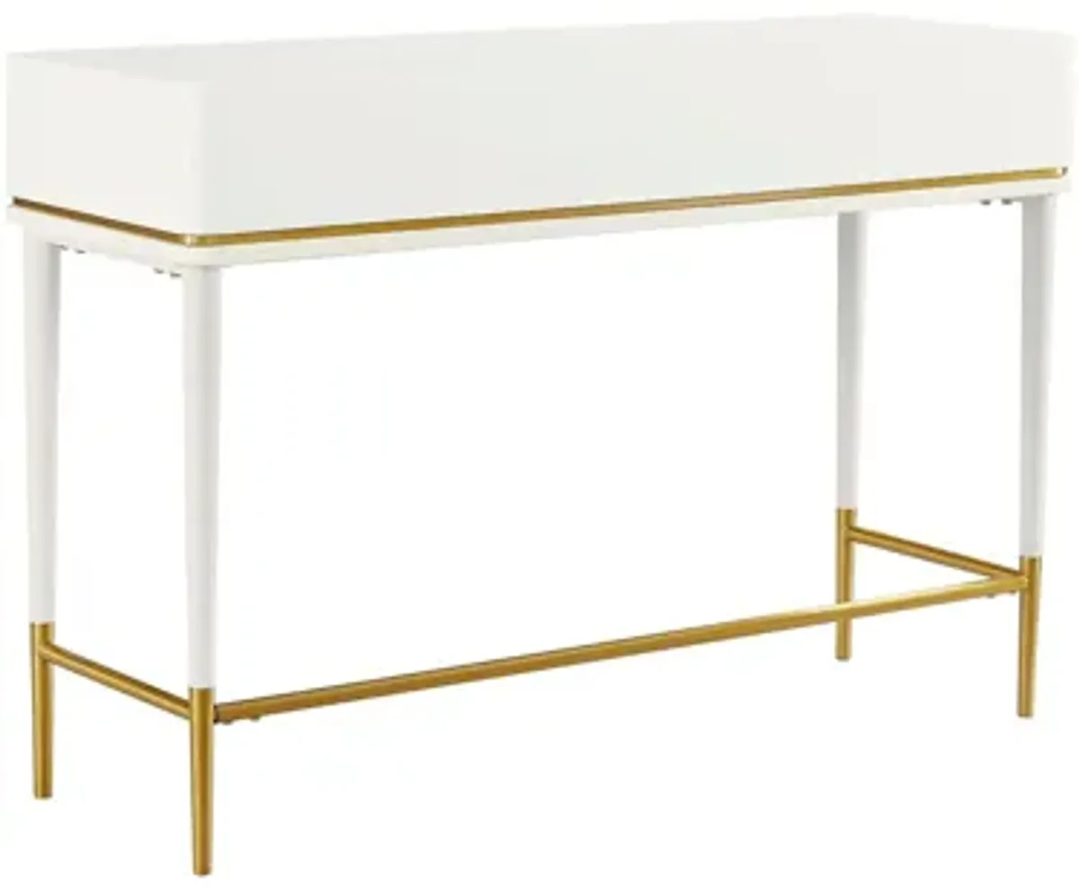 Mariah Two Drawer Off-White Desk