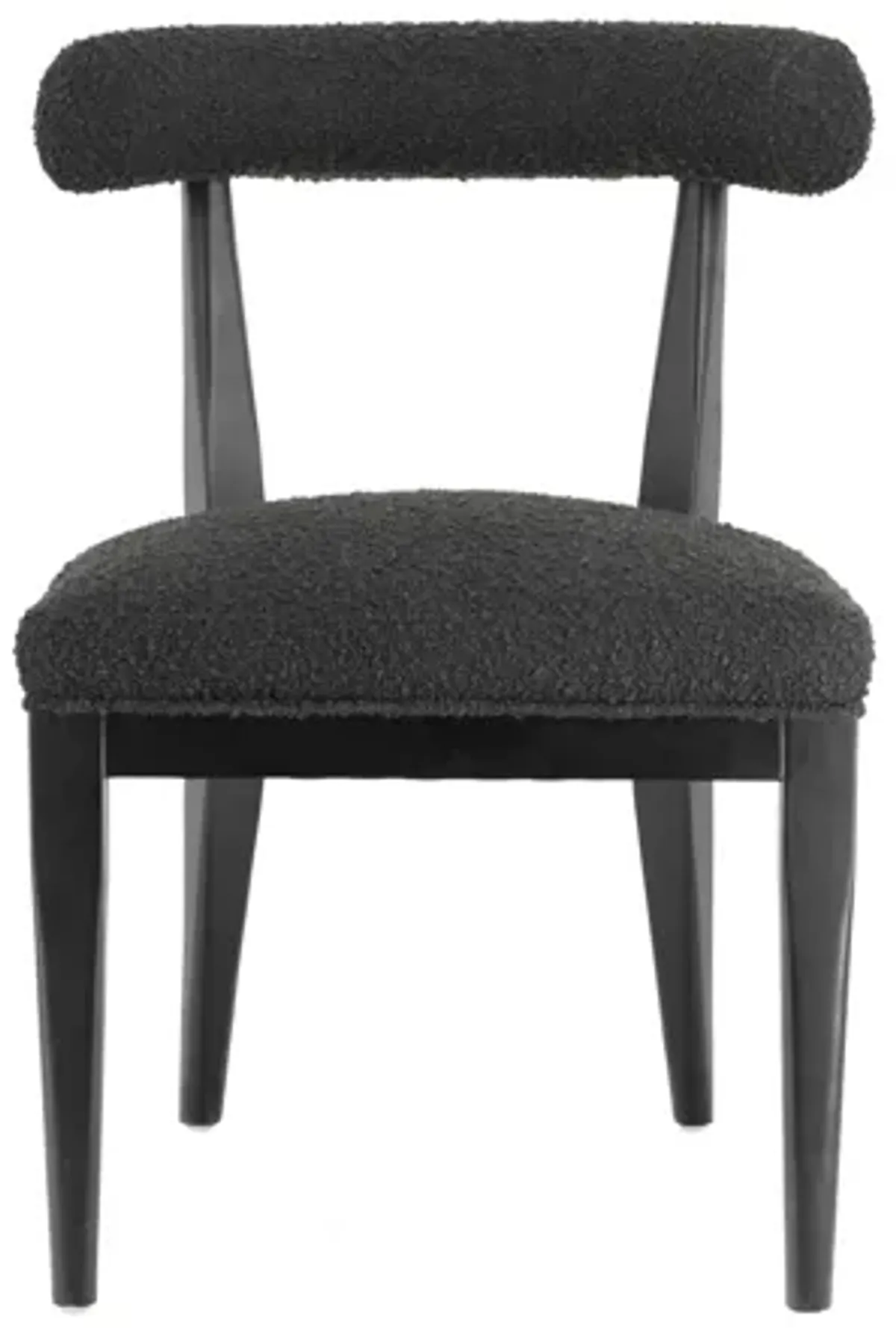 Palla Black Boucle Dining Chair