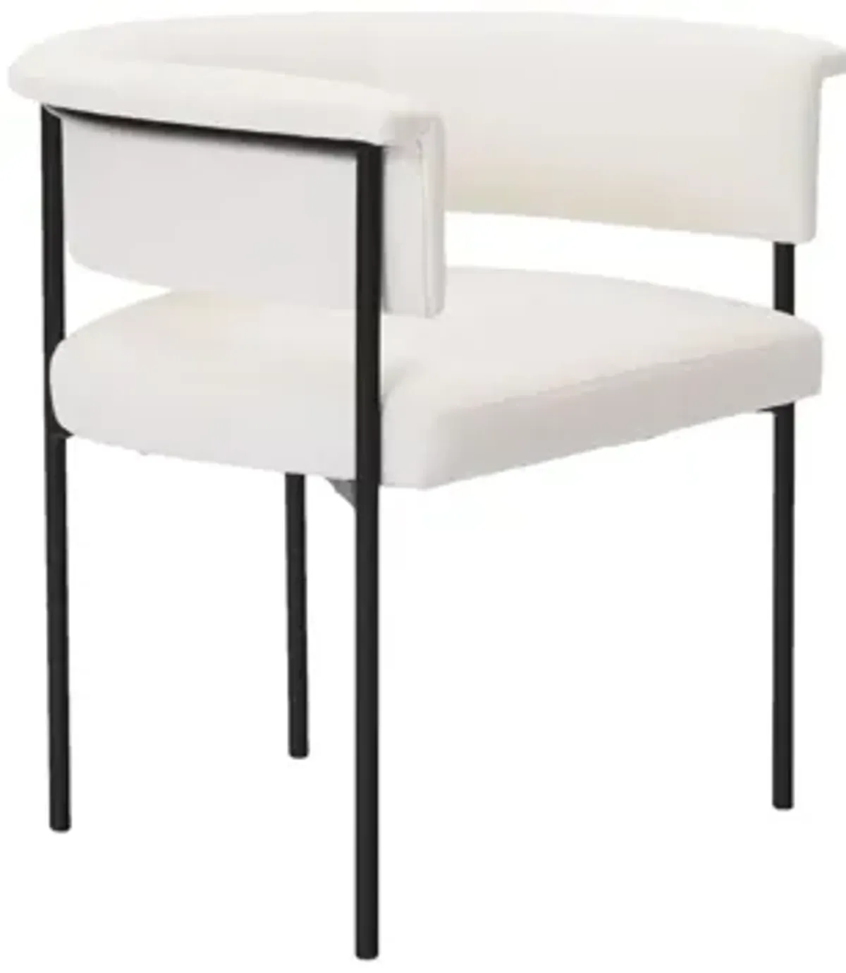 Taylor Cream Performance Linen Dining Chair