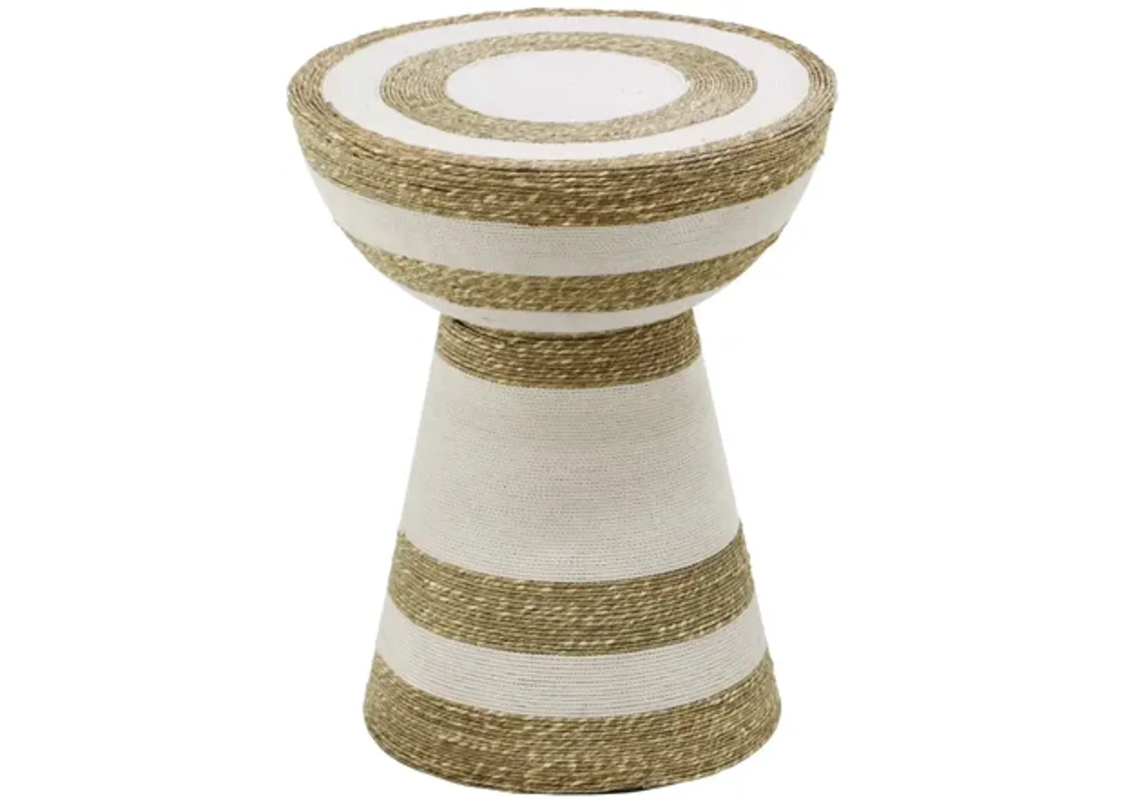 Wren Striped Side Table